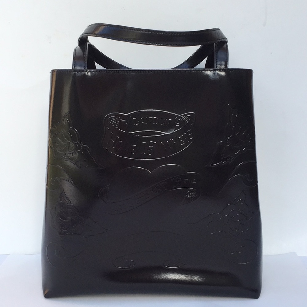 NWT Lulu Guinness RARE Embossed Bag - Picture 3 of 11